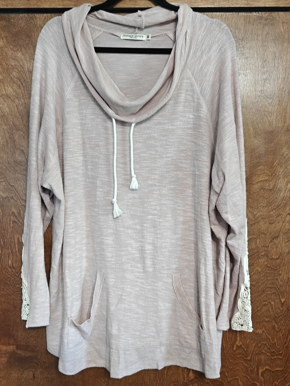 Chance or Fate Dusty Rose Top with Subtle Knit Texture